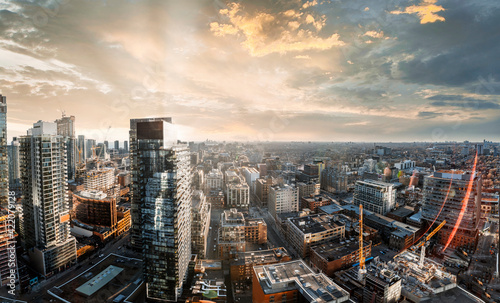 Canvas Print Downtown Toronto buildings
