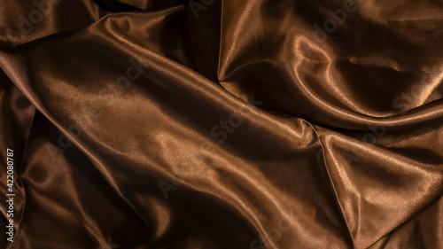 brown silk fabric background