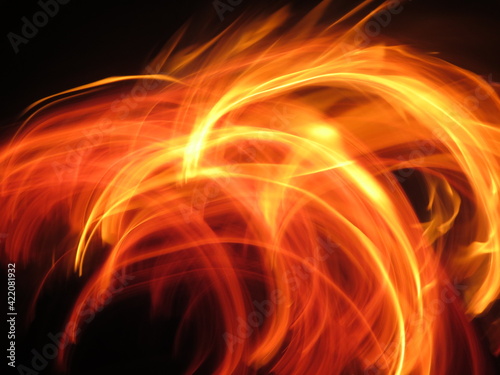 abstract fire background © AnsisJnis