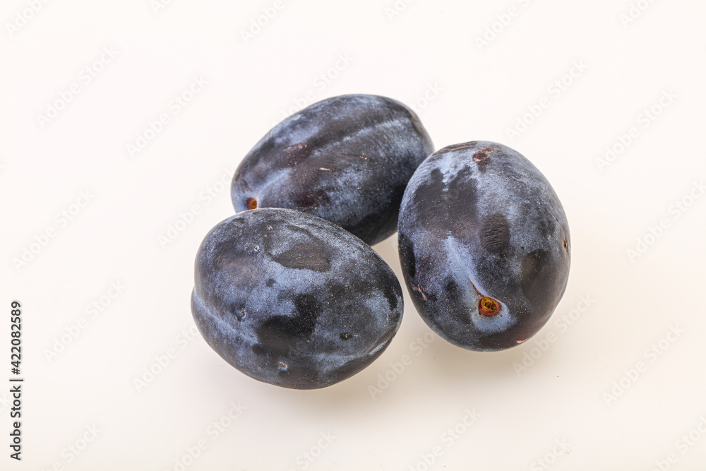 Ripe sweet and tasty plum Ripe sweet and tasty plum