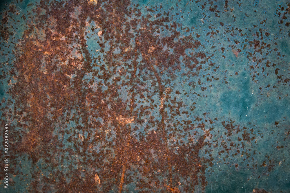Rusted steel as texture and background.