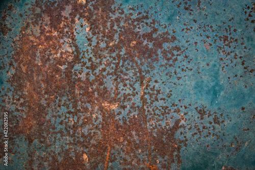 Rusted steel as texture and background.