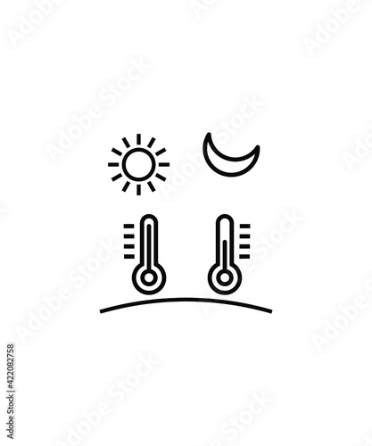 weather icon,vector best line icon.