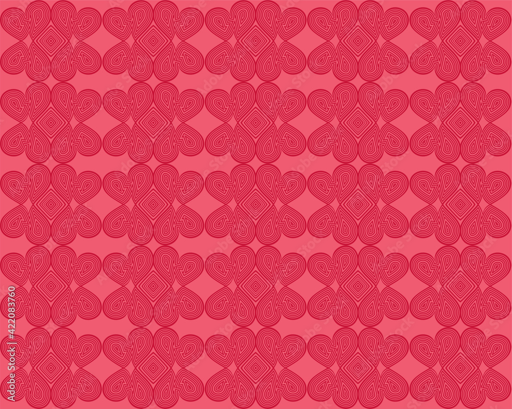 abstract artistic creative red seamless pattern