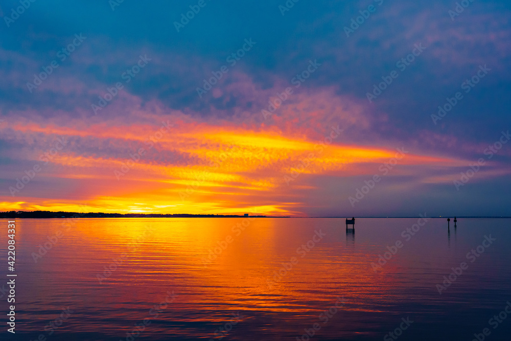 Sunset from the Village of Baytowne Wharf Sunset from the Village of Baytowne Wharf