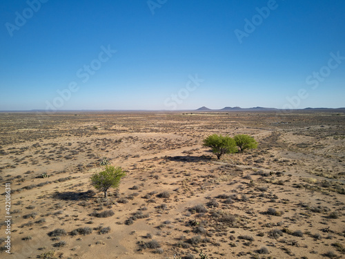 Drone view of Klein Karoo, South Africa photo