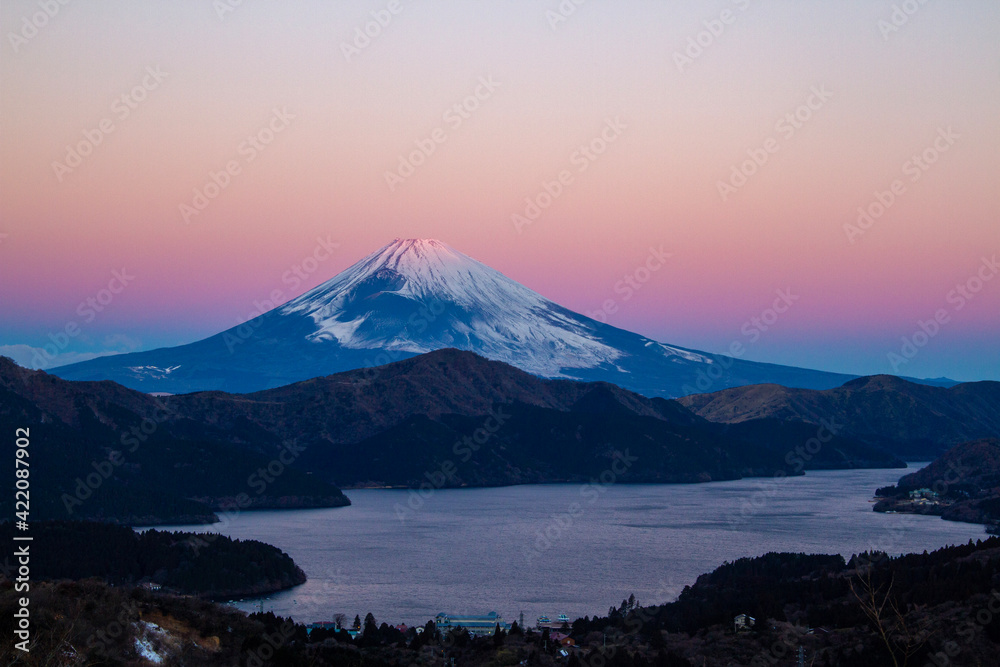 mount hood at sunset