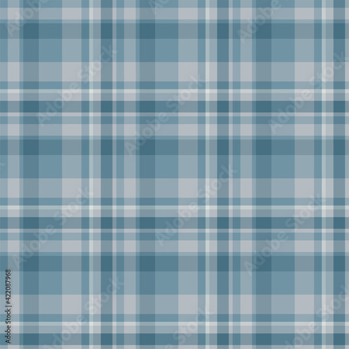 Plaid seamless pattern. Vector background of textile ornament. Flat fabric design.