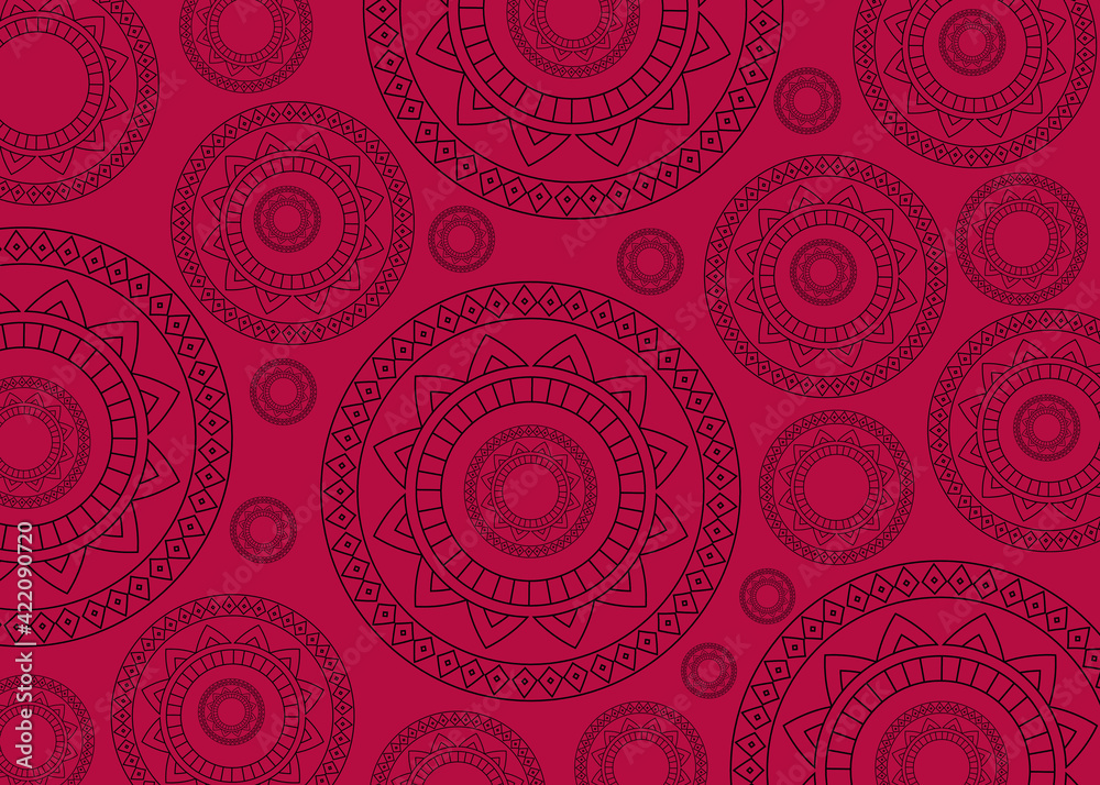 Mandala background template for commercial Mandala background template for commercial