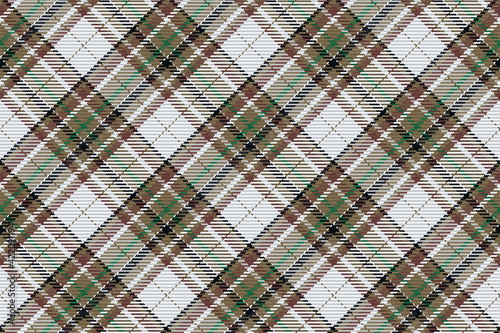 Seamless pattern of scottish tartan plaid. Repeatable background with check fabric texture. Vector backdrop striped textile print.