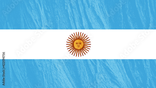 Texture Argentinian Flag