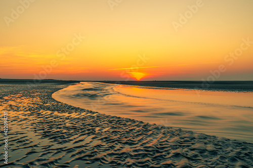 Sunrise from North Beach, Seabrook Island South Carolina photo