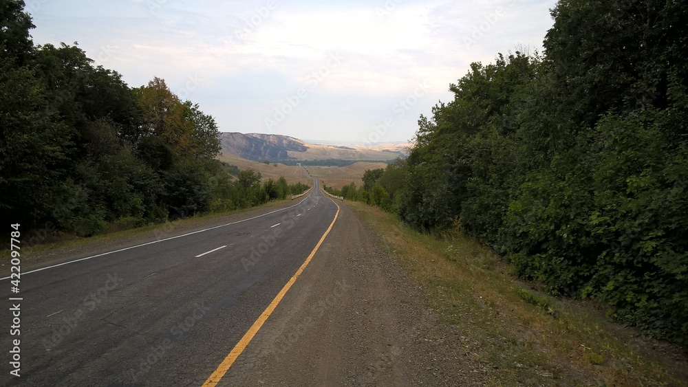 Road in the hills