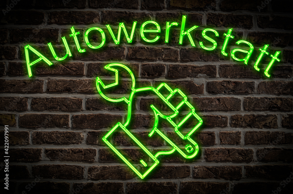 Obraz premium Autowerkstatt