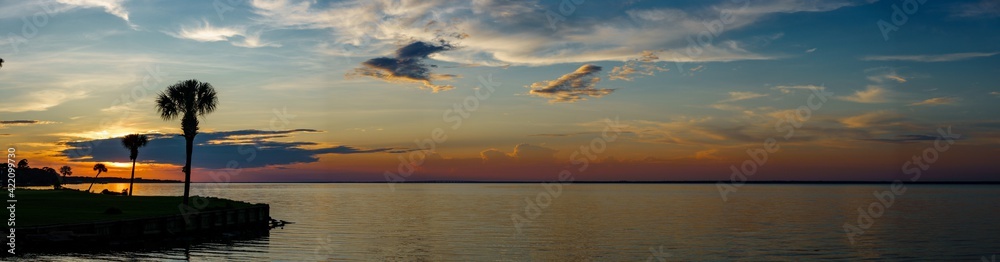 Sunset over Choctawhatchee Bay