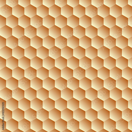 pattern with honeycombs