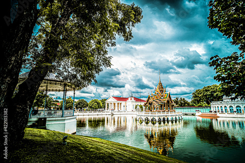 Public musem Bang Pa-In Summer Palace Ayutthaya Thailand.