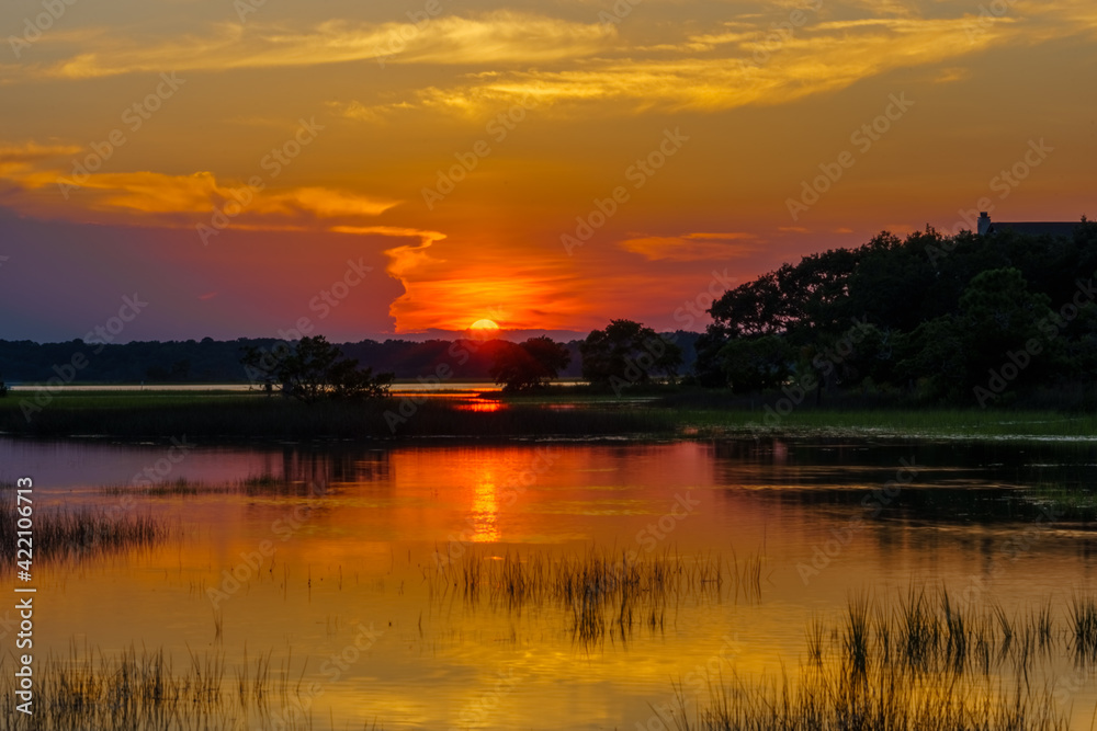 Sunset Over Bohicket Creek