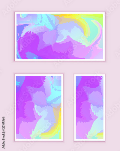 Abstract painting, can be used as a trendy background for wallpapers, posters, cards, invitations, websites. Modern artwork. Marble effect painting