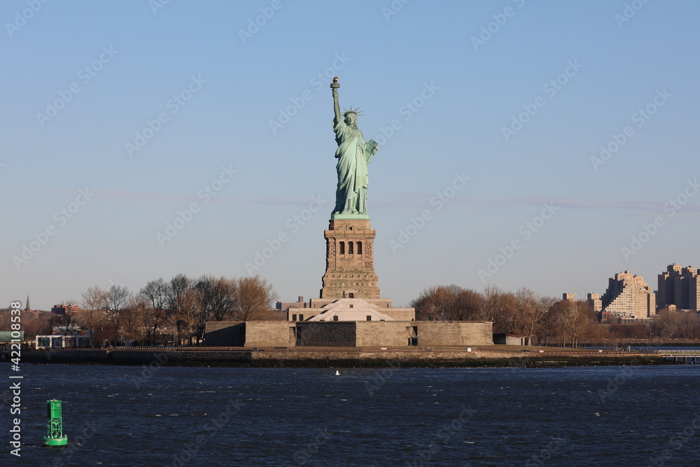 Statue of Liberty at various angles and levels of zoom