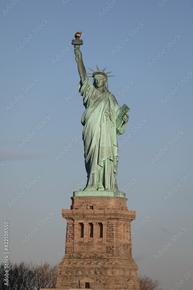 Statue of Liberty at various angles and levels of zoom