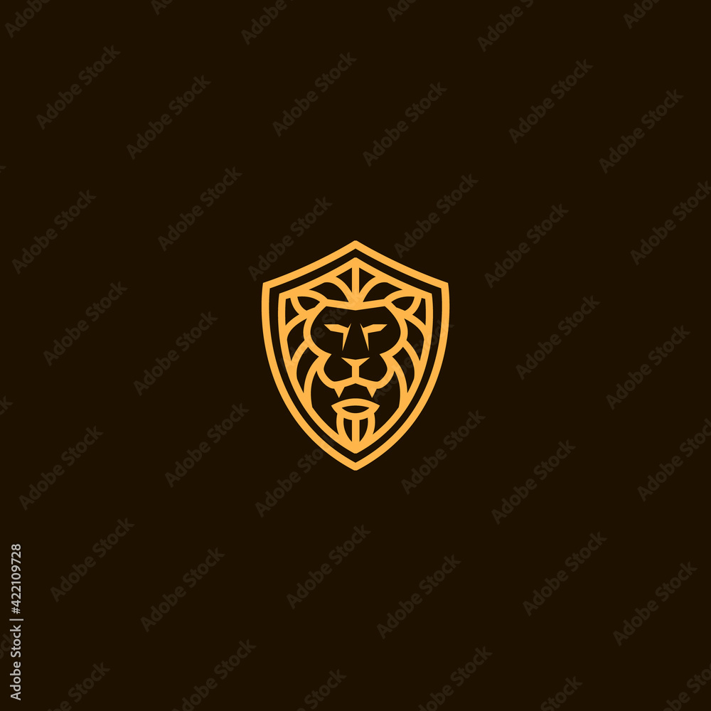 lion shield logo lion shield logo