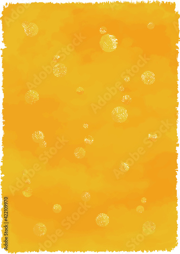 夏にぴったりなビールの背景画像 - Bubbles on beer background.