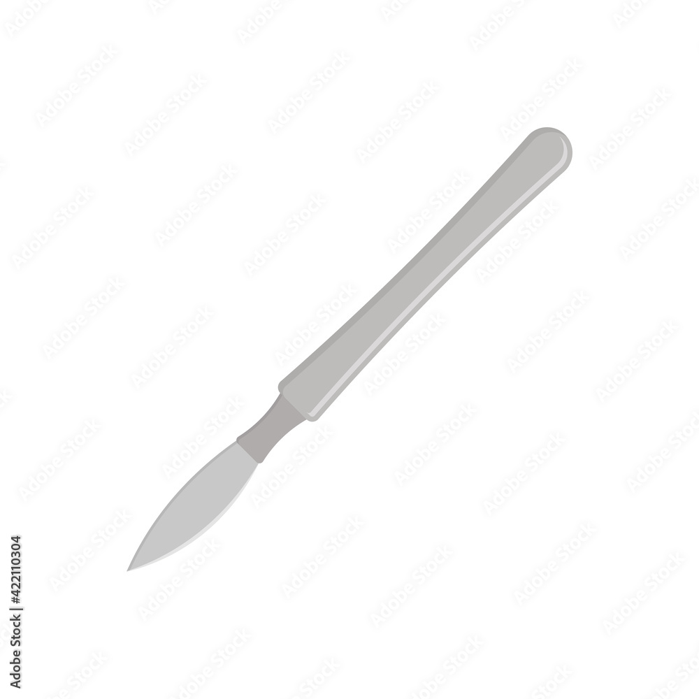 Scalpel icon. Medical scalpel. Vector Illustration. Scalpel icon. Medical scalpel. Vector Illustration.