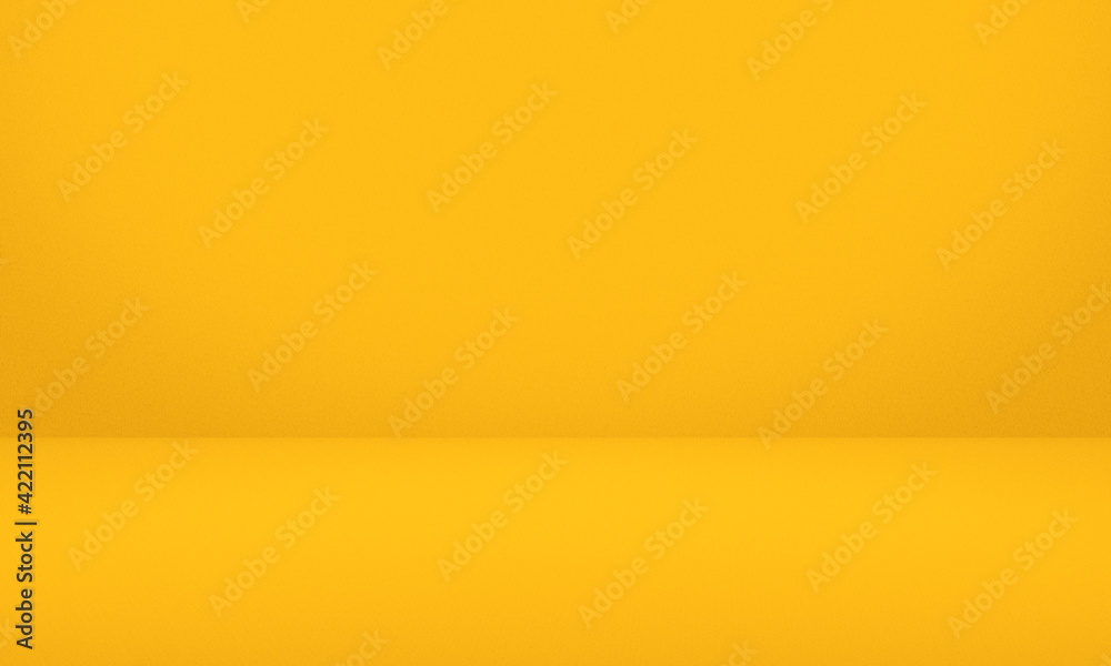 Abstract empty yellow color texture cement wall studio background. Abstract empty yellow color texture cement wall studio background.