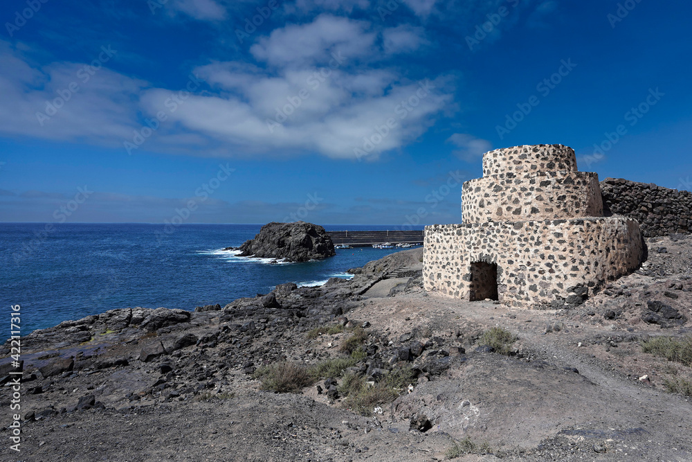 Fortress on the coast of the village of El Cotillo