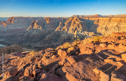 Amazing view of the Grand Canyon, near the Skywalk observation deck. Arizona. United States of America © Volodymyr