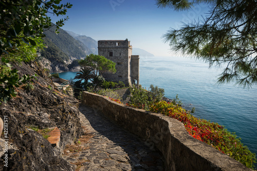 Tower in Monterosso al Mare, La Spezia, Liguria, in Italy