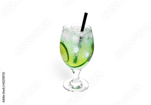  Cocktail isolated on a white background.