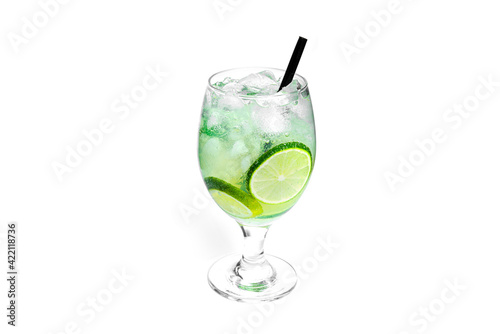  Cocktail isolated on a white background.