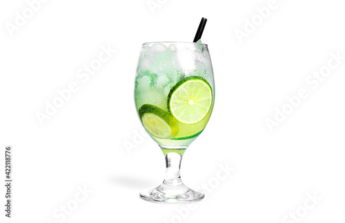  Cocktail isolated on a white background.