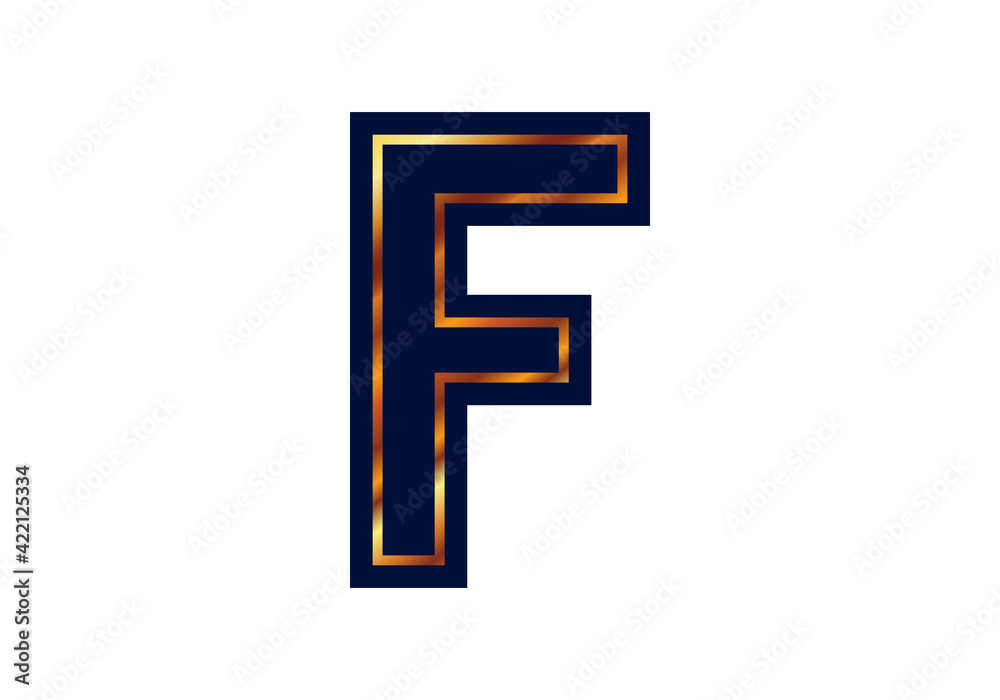 F Letter Logo Design. Creative Letter icon vector.