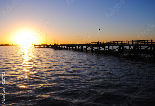 Pier at Sunset © Laura