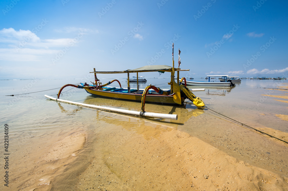 Fototapeta premium The coast of Indian ocean on island Bali