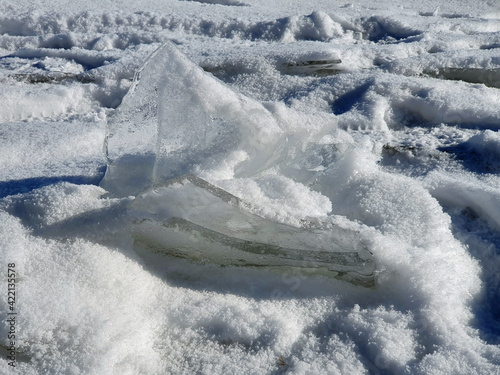 Eisformation auf See