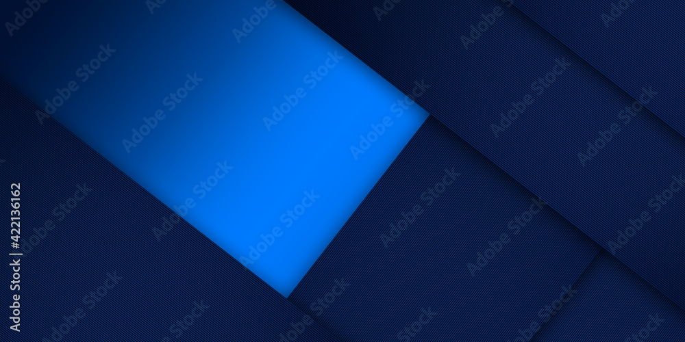 Obraz premium Abstract blue creative background with line 