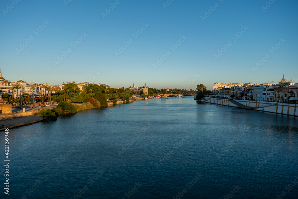 Obraz premium Rio Guadalquivir de Sevilla