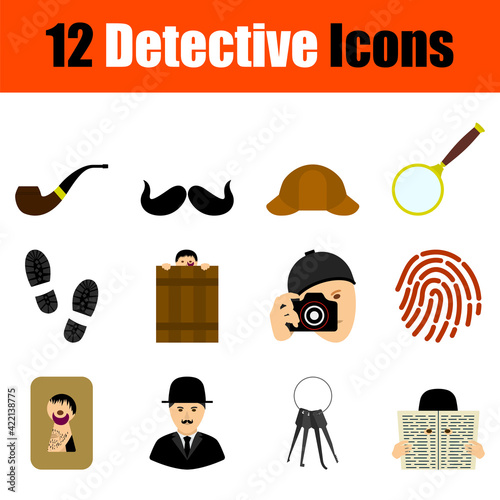 Detective Icon Set