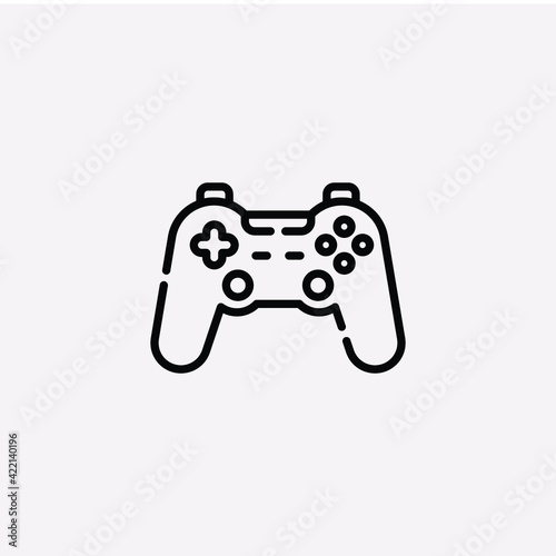 video game controller icon sign vector