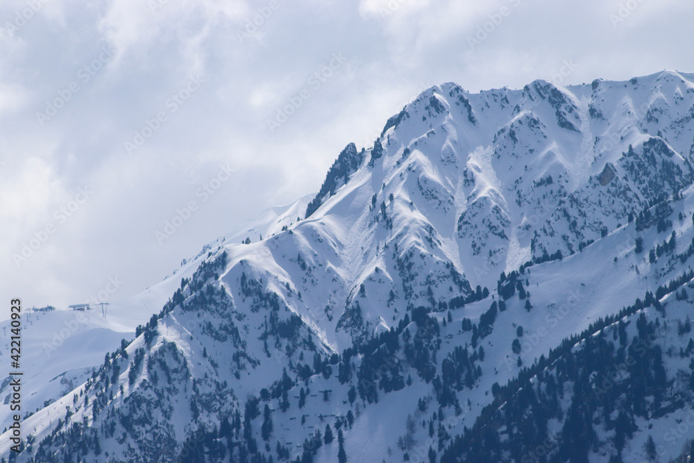 snow covered mountains snow covered mountains
