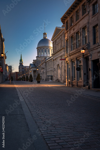 Old Montreal and its bonsecours market photo