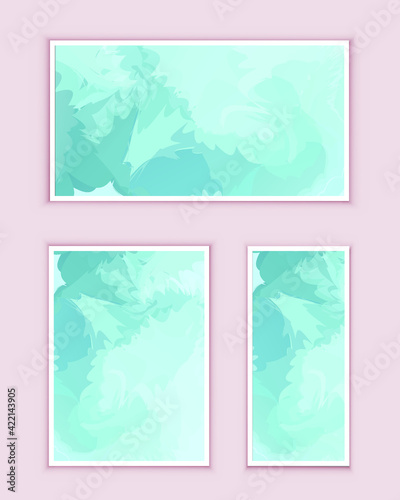 Abstract painting can be used as a trendy background for wallpapers, posters, cards, invitations, websites. Modern artwork. Marble effect painting