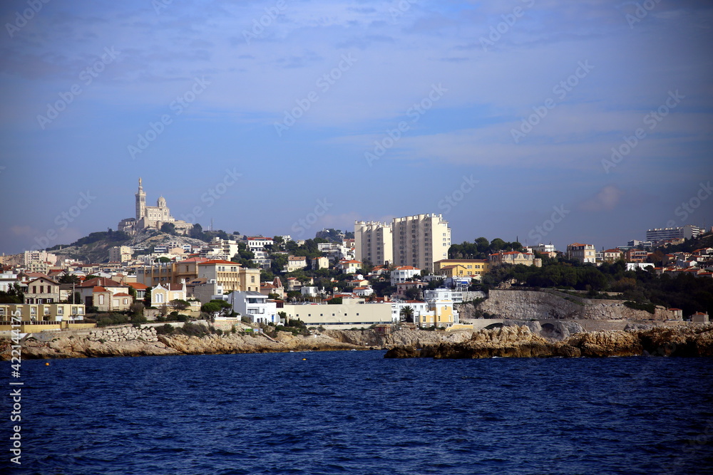 Marseille, France, view from the sea