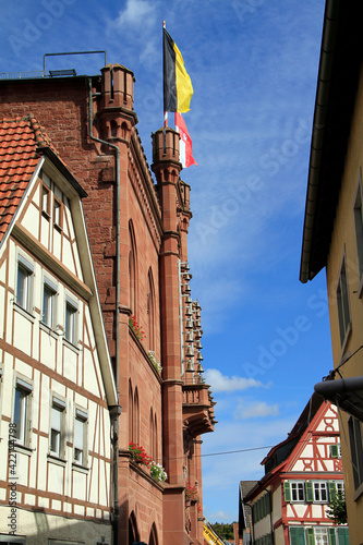 Tauberbischofsheim mit Marktplatz und Marktbrunnen. Baden-Wuerttemberg, Deutschland, Europa 
Tauberbischofsheim, Marketplace, Baden-Wuerttemberg, Germany, Europe photo