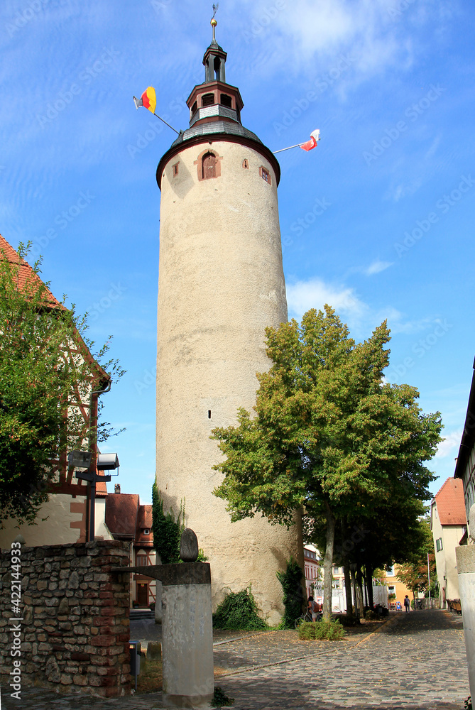 Tauberbischofsheim, Kurmainzisches Schloss Tuermerturm, Deutschland, Europa 
Tauberbischofsheim, Kurmainzian Castle, Turmer's Tower, Germany, Europe