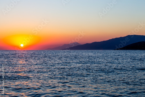 sunrise in Icaria, Greece